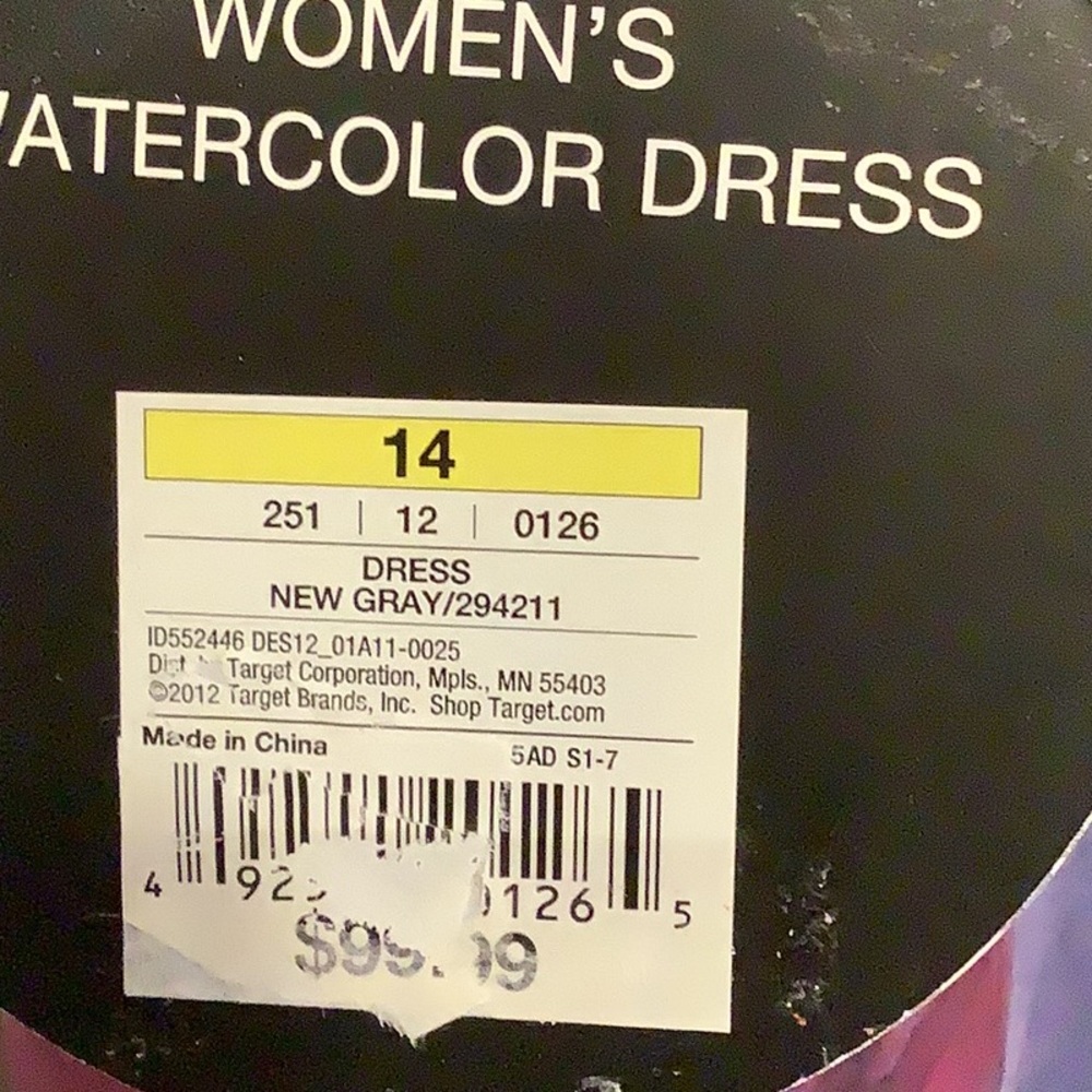 Neiman Marcus WaterColor Dress for 🎯Target💜 - Picture 10 of 10
